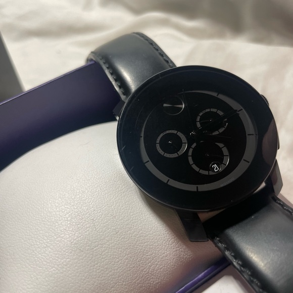 Like New Movado Bold Blacked Out Chronograph. - Picture 5 of 6